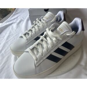 Adidas Grand Court Alpha Navy Blue on White Style GY7983 Excellentew!